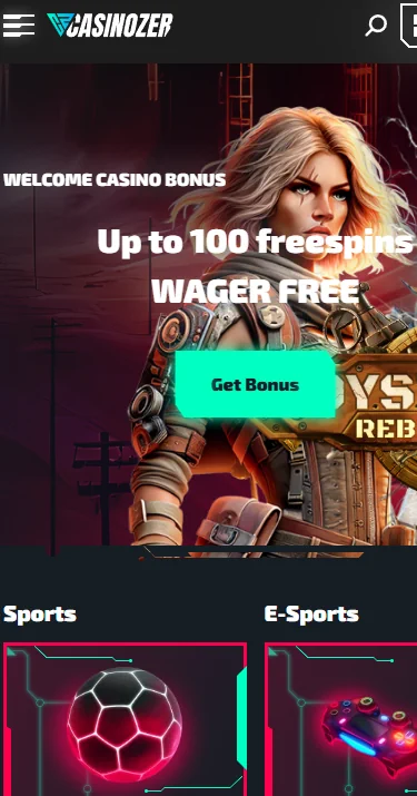 Promotion mobile Casinozer